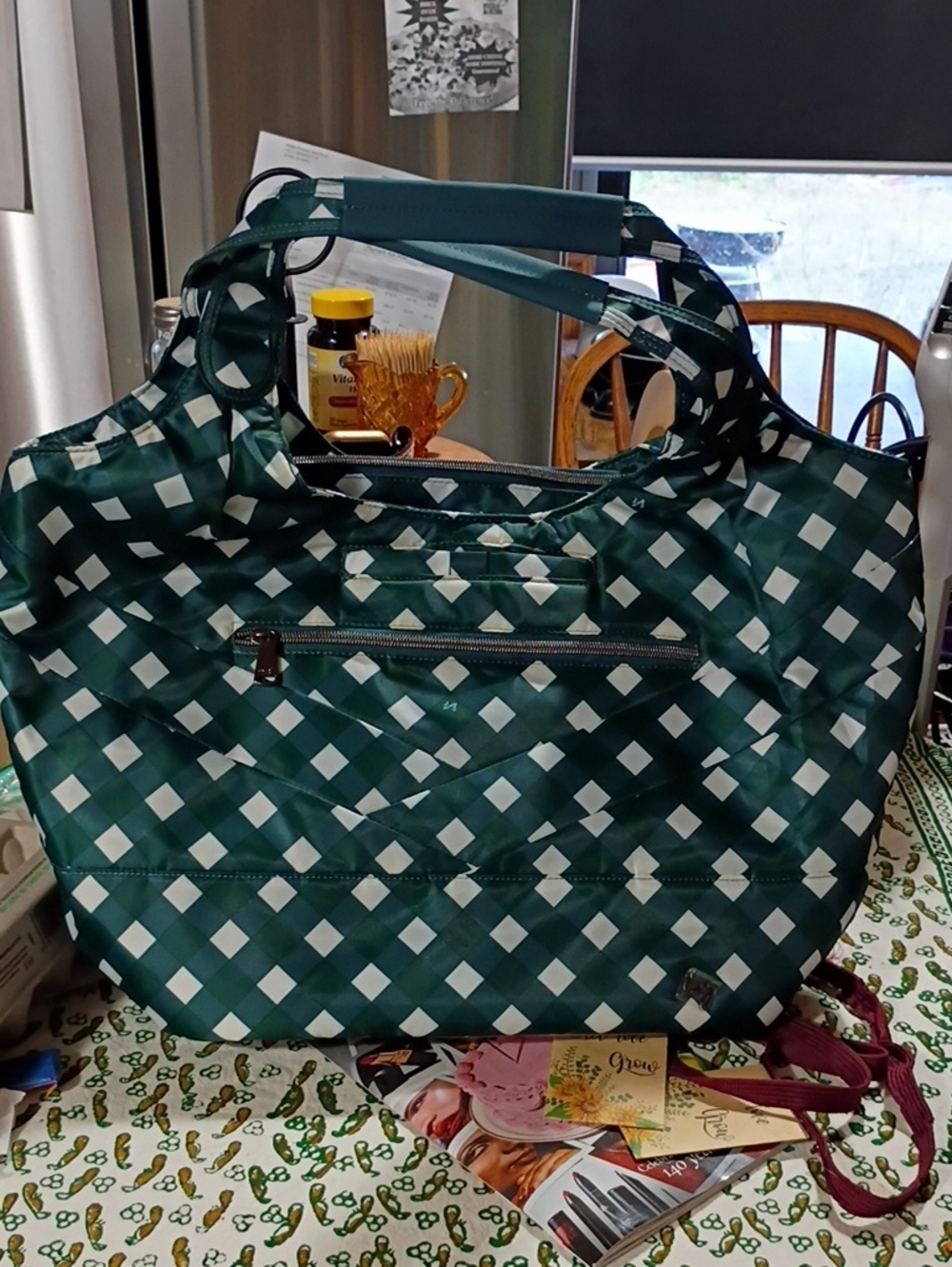 Lug Gondola Gingham Green